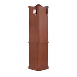 Corner Curio Cabinet with Lights, Adjustable Tempered Glass Shelves, Mirrored Back, Display W1693P171662
