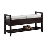 Vannes Espresso Storage Shoe Bench T2574P164222