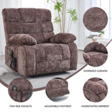 Lift Recliner Chair Heat Massage Dual Motor Infinite Position Up to 350 LBS Large Electric Power 80114935