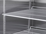 54"W Commercial Refrigerator 2 Section 2 Solid Door Stainless Steel Reach-in Refrigerator 42.2 N818P191849S