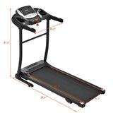 ZNTS Folding Treadmill Electric Running 2.5HP Motor 300LBS Weight Capacity Walking Jogging 69516694