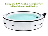 Large tub for 4 to 6 People, Portable Outdoor spa with 150 airjets and 1 Thermal Cover Massage 94018664