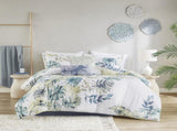 Cotton Printed 6 Piece Comforter Set Multi Queen B03595738