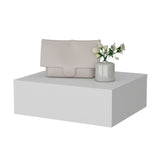 White Wall-Mounted Floating Nightstand B062P175152
