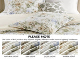 5PCS Full/Queen Cotton Sateen Print Duvet Set B035P341178