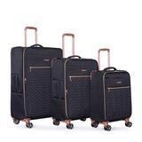 4-Piece Set ,Softshell Suitcase Spinner Wheels Terylene Sets Carry On Suitcase W284P154704