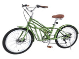 6 Speed, Steel Frame, Multiple Colors 24 Inch Bike,Commuter Bike for Adults W1019P352640