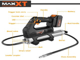 Heavy Equipment Grease Gun Cordless, Max 20000 PSI 20V Grease Gun Battery Powered with 4.0Ah Battery 24389654
