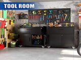 2 Door 1 Drawer Tools for Garage, Lockable Garage Storage, Locking Metal Storage 17815795