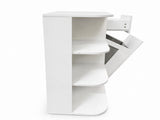 Laundry Cabinet with Drawer and shelf, Tilt-Out Laundry Hamper, Freestanding Style, Inadjustable W331P471372