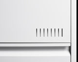 Filing Cabinet Lateral File Cabinet 3 Drawer, White Filing with Lock, Locking Metal File W1247118745