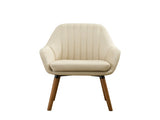 Tuchico Contemporary Fabric Accent Chair, Tan T2574P164259