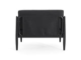 DAWSON OUTDOOR PATIO 2PCS BLACK ALUMINUM CLUB CHAIR N775P247810B