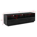 63" Mid-Century Modern TV Stand for TVs up to 75", Thick Sturdy Farmhouse Entertainment Cabinet, W1801P291993