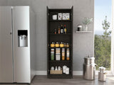Multistorage Cabinet, Double Door, Five Shelves -Espresso / Black B20092039