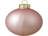 9-Piece Shiny and Matte Pink Glass Ball Christmas Ornament Set 2.5" 92900035
