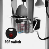 Bar Style Popcorn Machine, 4-Ounce Popcorn Maker Popper, Black 63950174