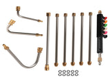High Pressure Washer Extension 15in Brass Steel Lance Gutter 4000PSI w/ 6 Nozzle 88936850