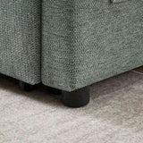 3 in 1 Convertible Sleeper Sofa Bed, Modern Fabric Loveseat Futon Sofa Couch Pullout Bed, Small Love W2318P265840