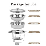 Round Buffet Catering Dish For Home and Outdoor 6 Packs W1612124781