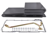 Rear Sump Oil Pan Kit Black Fit for Chevrolet Small Block V8 GEN. III/IV GM LS LS1 LS2 49038420