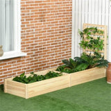 ZNTS Wooden Planter、Flower shelf,Wood Planter Box 06109678