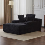 Oversized Chaise Lounge Chair Cozy Cloud Couch, Modern Plush Corduroy Upholstered Sleeper Sofa 45948647