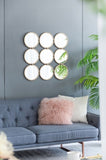 27.2" in Contemporary Decorative Mirror with Mininalist Style for Bedroom,Liveroom & Entryway W2078124364