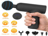 Massage Gun, Portable Percussion Muscle Massager with 6 Speed Levels, 5 Interchangeable Massage 78145924