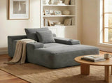 Morpheus Oversized Compressed Single Sofa,Grey T6052P587195