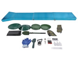 23-Piece Gold Prospecting Equipment 50 In. Folding Sluice Box Gold Panning Kit for Gold Prospectors 81212698