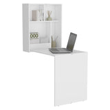 Kaplar 33" Wide x 23" Deep folding Table with Four Shelves, Table, Retractable Table, B070P254775