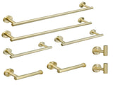8-Pieces Brushed Nickel Gold Bathroom Accessories Set, Stainless Steel Bathroom Hardware Set, Bath W1932140149