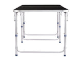 6ft Aluminum Alloy Folding Table black 95332729