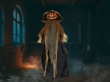 5.8ft Halloween Decorations Outdoor Life Size Animatronics Pumpkin Ghost, Sound-Actived Party Decor 25885340