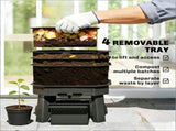 4-Tray Worm Composter Bin 24996557
