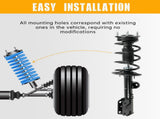 For Ford Explorer 2013-19 FWD Front Complete Struts w/Coil Spring Assembly Shock 10194410