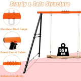 Swing Sets Backyard, Swingset Outdoor Kids, Toddler Porch Swing, Metal A-Frame Swing Stand 20773120