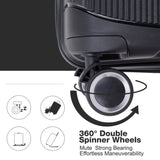 Expandable Hardshell Suitcase Double Spinner Wheels PP Luggage Sets Lightweight Durable Suitcase W284113621