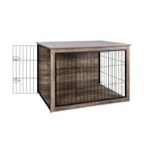 Dog Crate Furniture ,Wooden Dog Crate with Double Doors, Dog Furniture, Indoor Dog Kennel, W331P225794