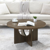 ZNTS Modern minimalist coffee table, solid wood coffee table, Nordic style coffee table, simple design, W1781P202618