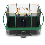 ZNTS 8X14FT Outdoor Square Trampolines for Kids Adults Long Rectangular Tumbling Trampoline 40960380