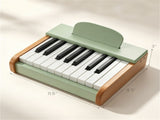 18-Key Wooden Kids Piano with Music Stand, Pastel Color Toddler Musical Toy, Educational Keyboard 73230329