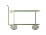 Moon storage cart Nordic Internet celebrity mobile trolley kitchen simple double storage W3318P308309