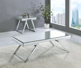 Alfresco - Mirrored Top Square End Table - Silver B081P160101