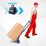 150kg 2-in-1 luggage trolley blue 18400757