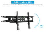 TMDS-204 32"-70" 110Lbs VESA600*400 Full Motion TV Wall Mount Tilt Range 0-15&deg 60908880