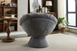Oversized Swivel Accent Chair, 360 Swivel Barrel Chair, Papasan Chair for Living Room Bedroom W1752P172292