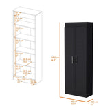 Dawson Pantry Cabinet with Sleek 5-Shelf Storage B128P176125
