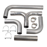Exhaust pipe aluminum-coated tube, 4-inch diameter, 1.5mm wall thickness MT017025 36418297